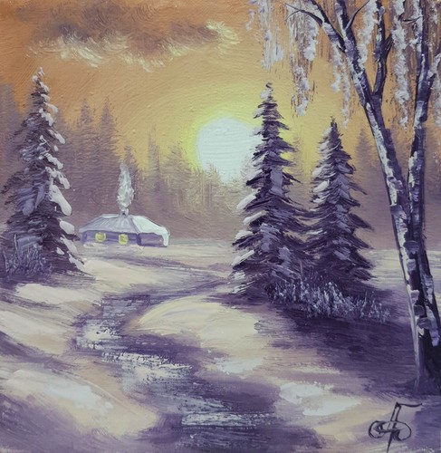 Artista ucraino paesaggio