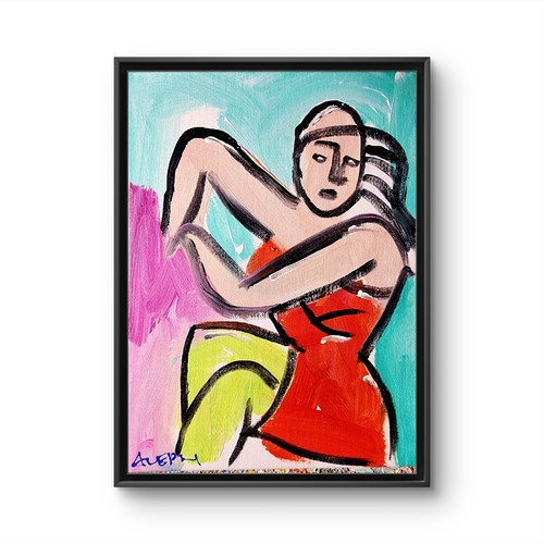Tela originale arte donna x - originale,
