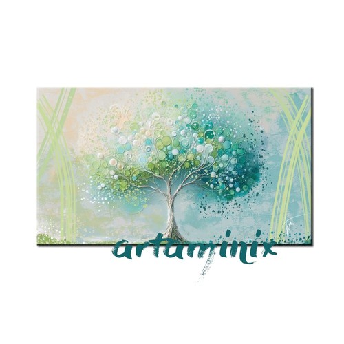 Quadri moderni albero colori - quadri,