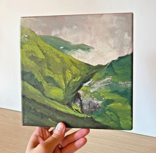 Quadro moderno dipinto - , mano