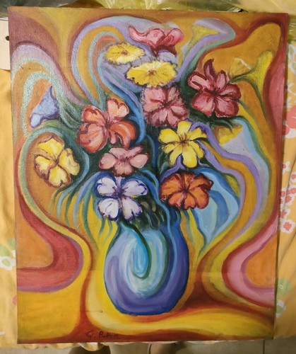 Quadro moderno dipinto - a, mano
