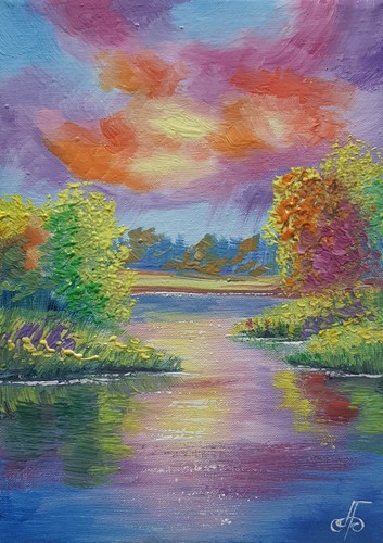 Paesaggio originale autunno