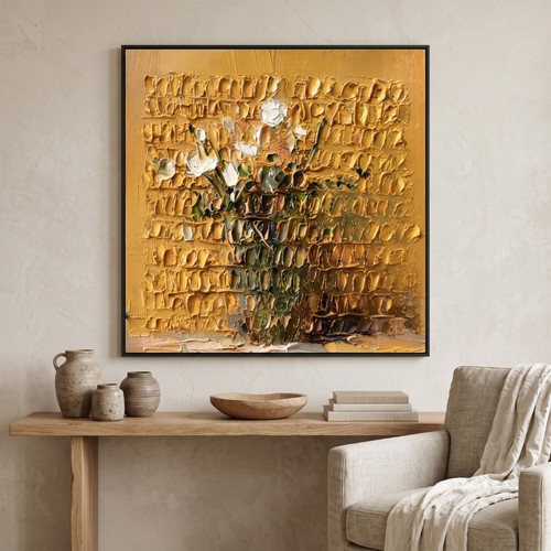Quadro olio dipinto mano - olio, a