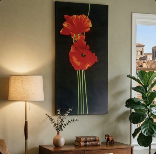Quadro natura morta fiori - morta,