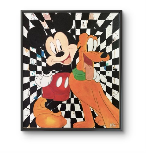 Quadro moderno dipinto mano - dipinto, a