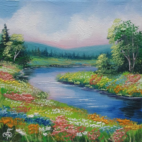 Artista ucraino paesaggio