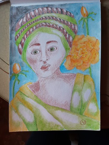 Quadro moderno dipinto mano - quadro,