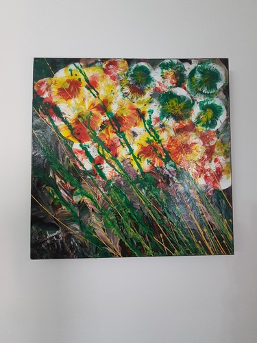 Quadro moderno dipinto mano - moderno, a