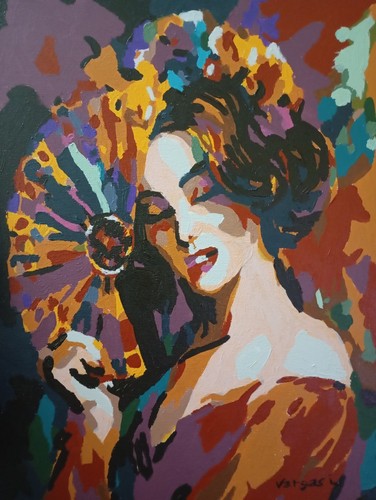Quadro moderno dipinto mano - dipinto,