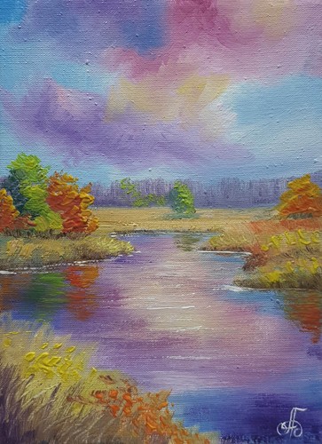 Paesaggio originale autunno