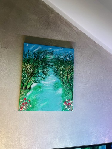 Quadro moderno dipinto - dipinto, a