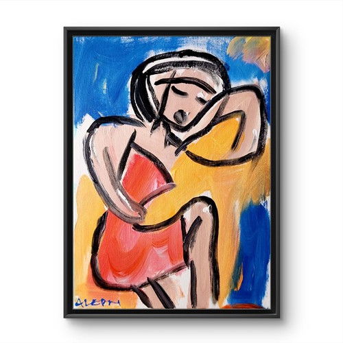 Tela originale arte donna x - tela,