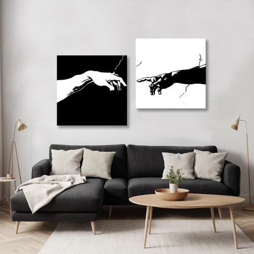 Quadro moderno dipinto mano - moderno,