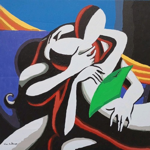 Quadro moderno dipinto - dipinto, a