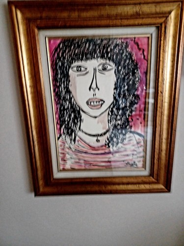 Quadro moderno dipinto mano - moderno, a