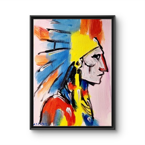 Tela originale arte nativa x - originale, 9