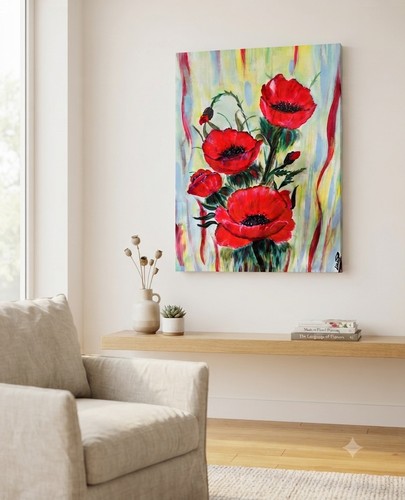 Quadro moderno dipinto - quadro,