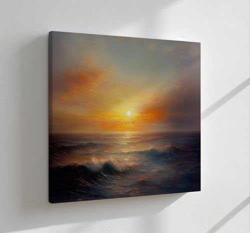 Tramonto paesaggio marino