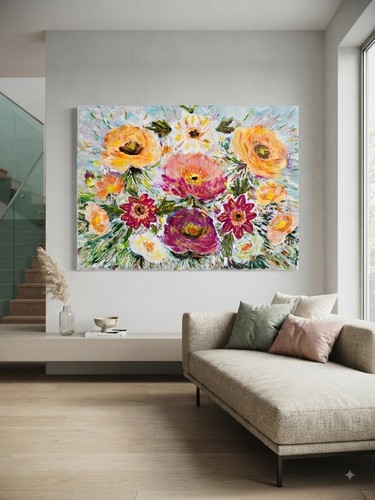 Quadro moderno dipinto - quadro,