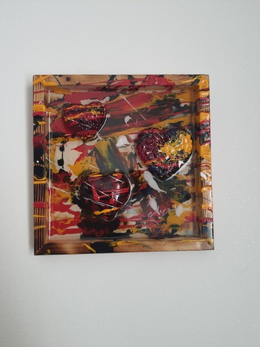 Quadro moderno dipinto mano - dipinto,