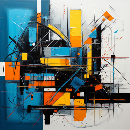 Quadro astratto moderno