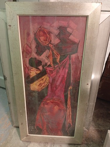 Quadro moderno dipinto mano - moderno, a