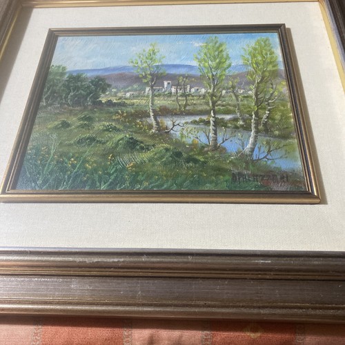 Quadro moderno dipinto mano - a,