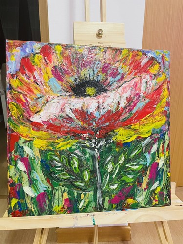 Quadro moderno dipinto mano - moderno,
