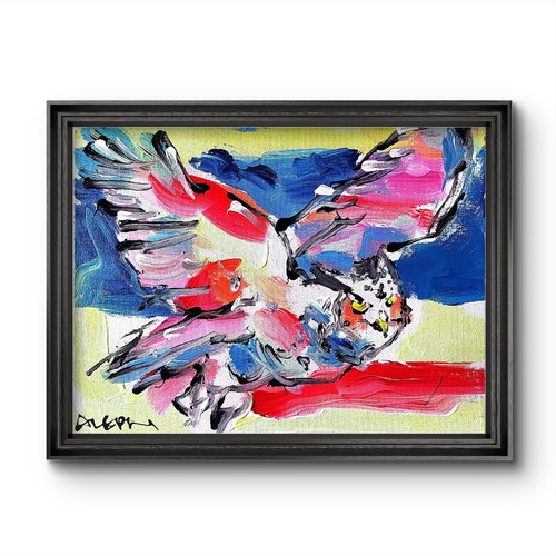 Aleph originale arte gufo x - originale,