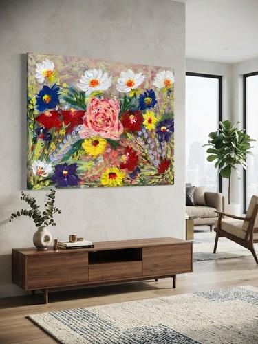Quadro moderno dipinto - quadro,
