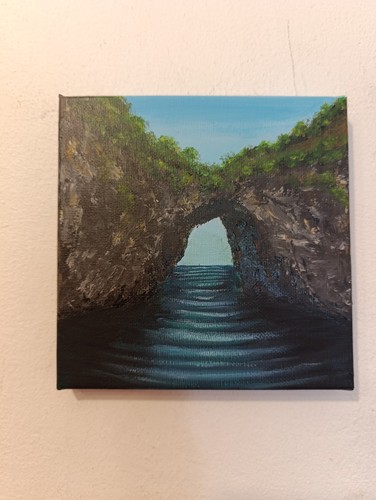Quadro moderno dipinto mano - quadro, a
