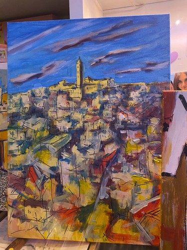 Quadro moderno dipinto - , mano