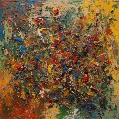 Quadro astratto moderno - , stile